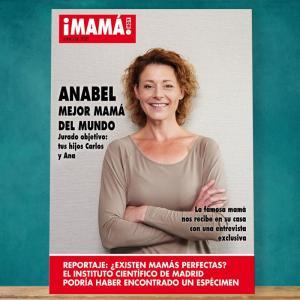 Falsa portada de revista para mamá