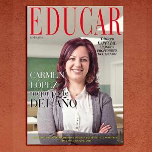 Falsa portada de revista profesoras