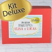 Kit "Un gran equipo" para abuelos y nietos Deluxe