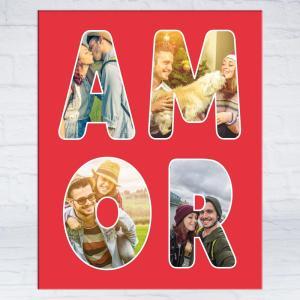 Lienzo personalizado AMOR