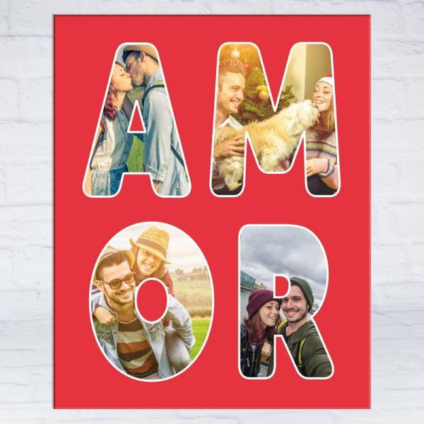 Lienzo personalizado AMOR