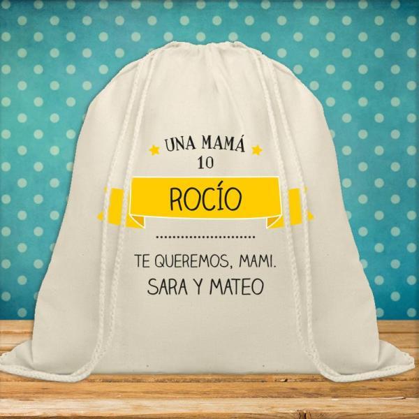 Mochila de cuerdas BIO personalizada