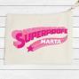 Regalos personalizados: Bolsas personalizadas: Neceser BIO personalizado 'Superprofe'
