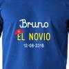 Regalos con nombre: Pack camisetas personalizadas Los novios
