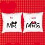 Regalos personalizados: Dise&ntilde;o y decoraci&oacute;n: Pack de cojines Mr y Mrs personalizados