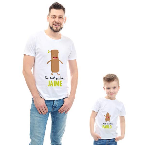 Pack de camisetas personalizado De tal palo...