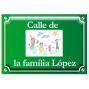 Regalos personalizados: Regalos con el dibujo de tus hijos: Placa de calle con el dibujo de tu hijo