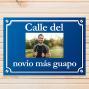 Regalos personalizados: Dise&ntilde;o y decoraci&oacute;n: Placa de calle foto personalizada