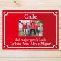 Regalos personalizados: Regalos con fotos: Placa de calle foto personalizada para profe