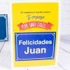 Placa de calle personalizada para cumpleaños: Placa de calle personalizada para cumpleaños