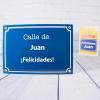 Placa de calle personalizada para cumpleaños: Placa de calle personalizada para cumpleaños