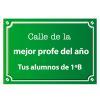 Placa de calle personalizada para profesores: Placa de calle personalizada para profesores