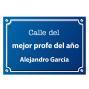Regalos personalizados: Placa de calle personalizada para profesores: Placa de calle personalizada para profesores