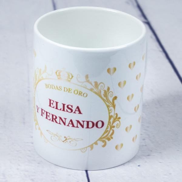 Taza especial bodas personalizada