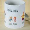 Tazas personalizadas: Taza familia Oso personalizado
