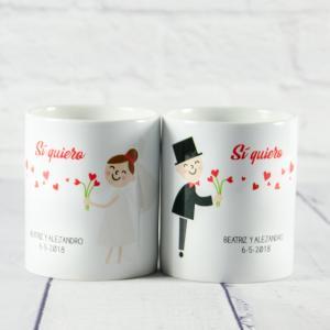 Tazas ¡Si quiero! personalizada