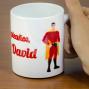 Regalos personalizados: Tazas personalizadas: Taza superh&eacute;roe personalizada