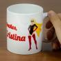 Regalos personalizados: Tazas personalizadas: Taza superhero&iacute;na personalizada