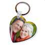 Regalos personalizados: Regalos con fotos: Llavero personalizado con foto coraz&oacute;n