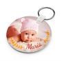 Regalos personalizados: Regalos con fotos: Llavero personalizado con foto redondo