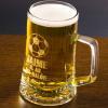 Cristalería personalizada: Jarra de cerveza "El as del balón" con estuche Cristalería personalizada: Jarra de cerveza "El as del balón" con estuche