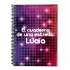 Cuadernos: Cuaderno de una estrella personalizado Cuadernos: Cuaderno de una estrella personalizado
