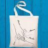 Regalos con nombre: Bolsa tote bag personalizada 'Unidos' Regalos con nombre: Bolsa tote bag personalizada 'Unidos'