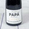 Bebidas personalizadas: Botella de vino personalizada al mejor Papá Bebidas personalizadas: Botella de vino personalizada al mejor Papá