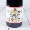 Bebidas personalizadas: Botella de vino personalizada para profe Bebidas personalizadas: Botella de vino personalizada para profe