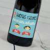 Bebidas personalizadas: Botella de vino razones para ser abuela Bebidas personalizadas: Botella de vino razones para ser abuela