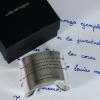 Joyas personalizadas: Brazalete de plata personalizado Joyas personalizadas: Brazalete de plata personalizado