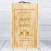 Regalos con nombre: Caja botella de vino para Bodas Regalos con nombre: Caja botella de vino para Bodas