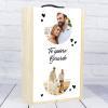 Regalos con fotos: Caja botella de vino personalizada corazones Regalos con fotos: Caja botella de vino personalizada corazones
