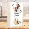 Regalos con fotos: Caja botella de vino personalizada corazones Regalos con fotos: Caja botella de vino personalizada corazones