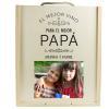 Regalos con fotos: Caja botella personalizada para papá o mamá Regalos con fotos: Caja botella personalizada para papá o mamá
