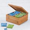 Regalos con nombre: Caja de té grabada en Bambú Regalos con nombre: Caja de té grabada en Bambú
