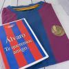 Camisetas personalizadas: Camiseta Blaugrana con tarjeta personalizada Camisetas personalizadas: Camiseta Blaugrana con tarjeta personalizada