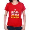 Camisetas personalizadas: Camiseta Divertida Real Woman para futboleras Camisetas personalizadas: Camiseta Divertida Real Woman para futboleras