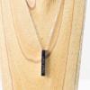 Joyas personalizadas: Colgante barra vertical grabada Joyas personalizadas: Colgante barra vertical grabada