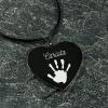 Regalos con nombre: Colgante corazón personalizado 'Huella' Regalos con nombre: Colgante corazón personalizado 'Huella'