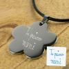 Joyas personalizadas: Colgante flor con tu letra grabada Joyas personalizadas: Colgante flor con tu letra grabada