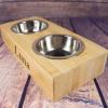 Diseño y decoración: Comedero de bambú para mascota personalizado Diseño y decoración: Comedero de bambú para mascota personalizado