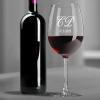 Cristalería personalizada: Copa de vino con iniciales grabadas Cristalería personalizada: Copa de vino con iniciales grabadas