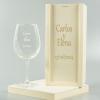 Cristalería personalizada: Copa de vino grabada Cristalería personalizada: Copa de vino grabada