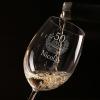 Cristalería personalizada: Copa de vino grabada para cumpleaños Cristalería personalizada: Copa de vino grabada para cumpleaños