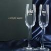 Cristalería personalizada: Copas de cava Mr y Mrs personalizadas Cristalería personalizada: Copas de cava Mr y Mrs personalizadas