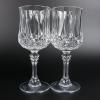 Cristalería personalizada: Copas de vino talladas grabadas con inicial Cristalería personalizada: Copas de vino talladas grabadas con inicial