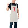 Delantales personalizados: Delantales BIO bordados padre e hijo 'Equipo' Delantales personalizados: Delantales BIO bordados padre e hijo 'Equipo'