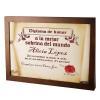Diseño y decoración: Diploma pergamino a la mejor sobrina Diseño y decoración: Diploma pergamino a la mejor sobrina