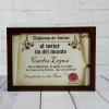 Diseño y decoración: Diploma pergamino al mejor tío Diseño y decoración: Diploma pergamino al mejor tío